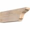 Ekena Millwork Pescadero Smooth Rafter Tail, Douglas Fir, 3 1/2"W x 8"H x 24"L RFT04X08X24PEC00SDF - alternate 1